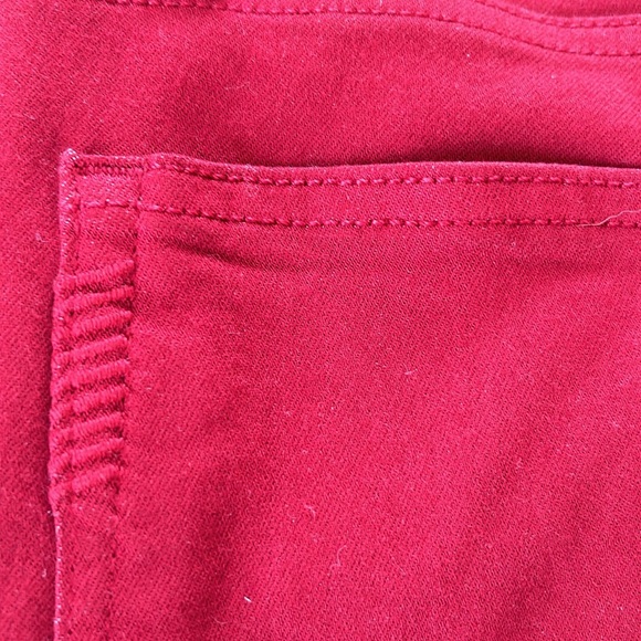 PAIGE Verdugo Ankle Jeans in Maroon Rose (Red) Sz 26 with MEASUREMENTS! - Picture 11 of 14
